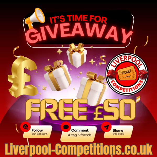 LIKE/SHARE/COMMENT ON SOCIAL MEDIA FOR A ENTRY INTO ”FREE £50 SITE CREDIT!”